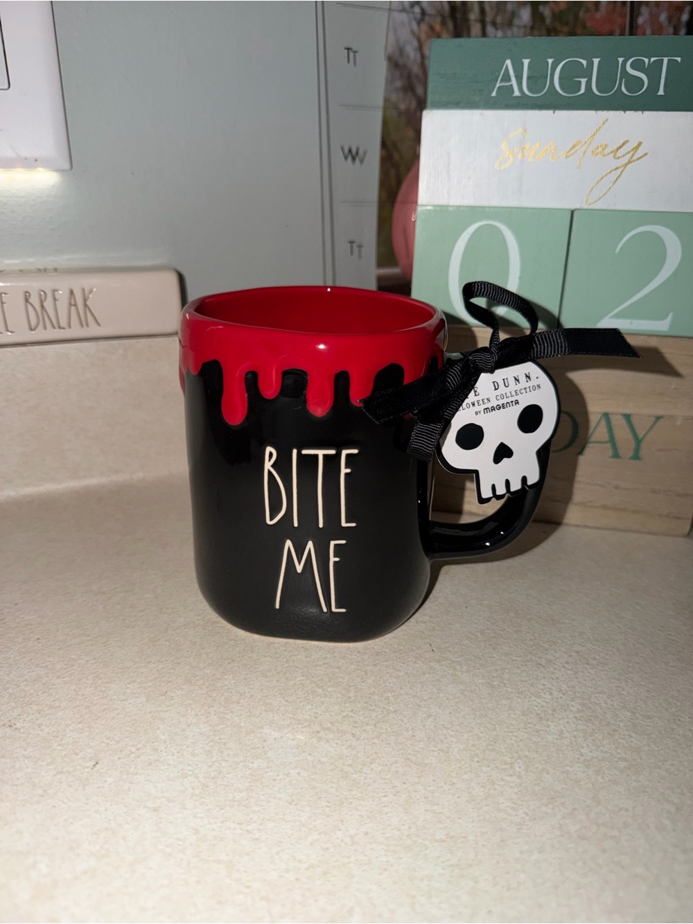 Rae dunn bite me mug